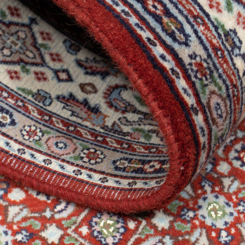 Moud Teppich 92x147cm - Perserteppich - dunkelrot