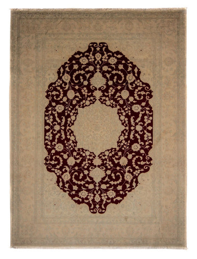 Nain Teppich 249x328cm - Perserteppich - dunkelrot