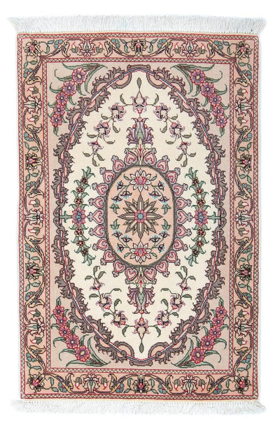 Täbriz - 50 Raj Teppich 60x90cm - Perserteppich - beige