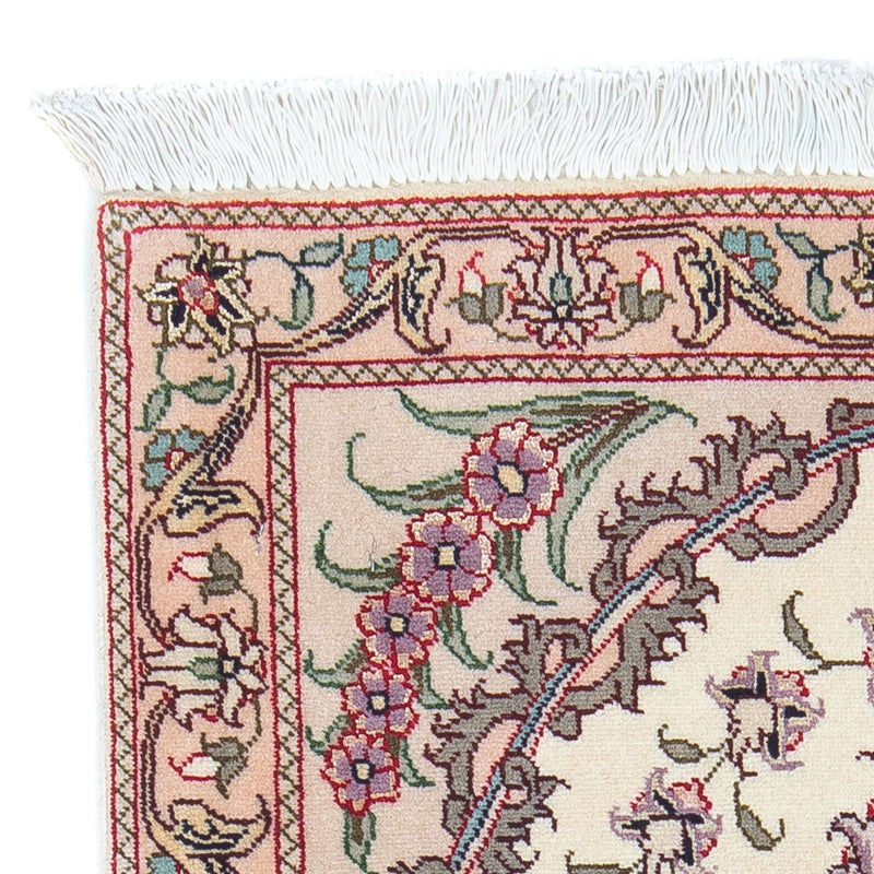 Täbriz - 50 Raj Teppich 60x90cm - Perserteppich - beige