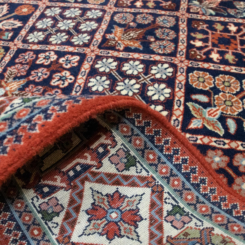 Meymeh Teppich 132x200cm - Perserteppich - dunkelblau