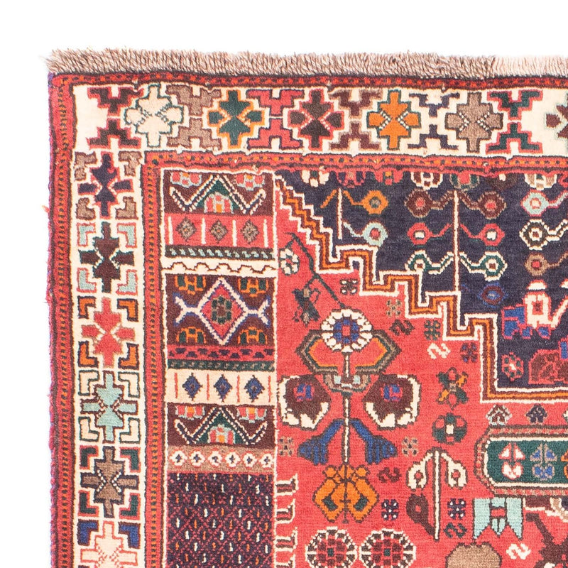 Shiraz Teppich 100x154cm - Perserteppich - rot