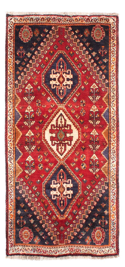 Shiraz Teppich 83x172cm - Perserteppich - dunkelrot