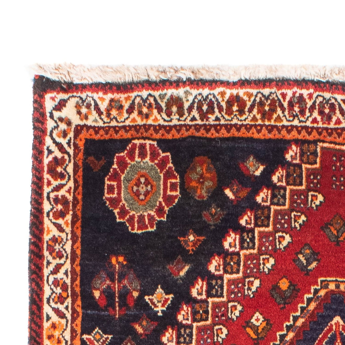 Shiraz Teppich 83x172cm - Perserteppich - dunkelrot