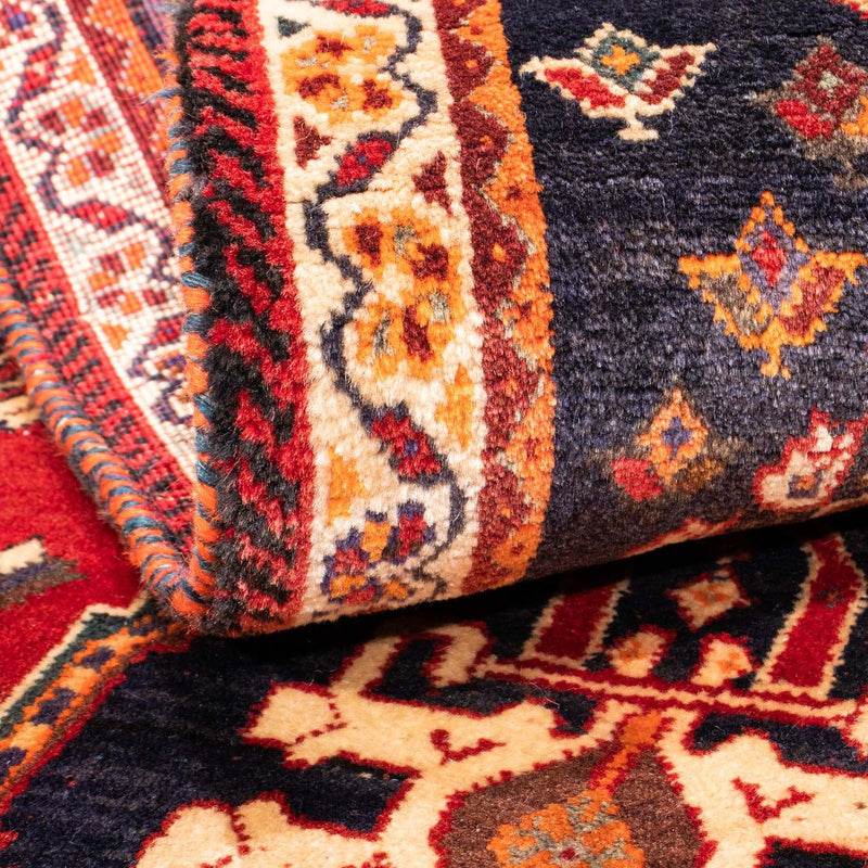 Shiraz Teppich 83x172cm - Perserteppich - dunkelrot