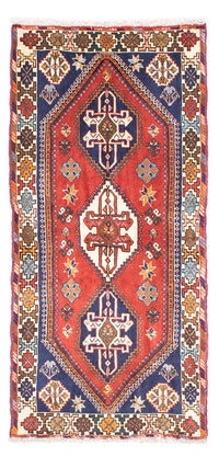 Shiraz Teppich 76x159cm - Perserteppich - dunkelrot – product image