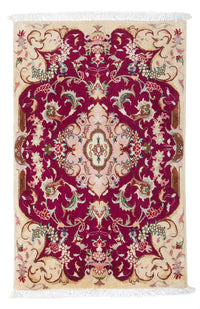 Täbriz - 50 Raj Teppich 60x90cm - Perserteppich - dunkelrot – product image