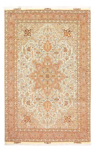 Täbriz - 50 Raj Teppich 202x308cm - Perserteppich - beige