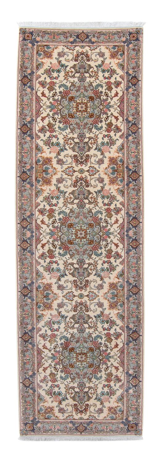 Täbriz - 50 Raj Teppich 92x355cm - Perserteppich - beige