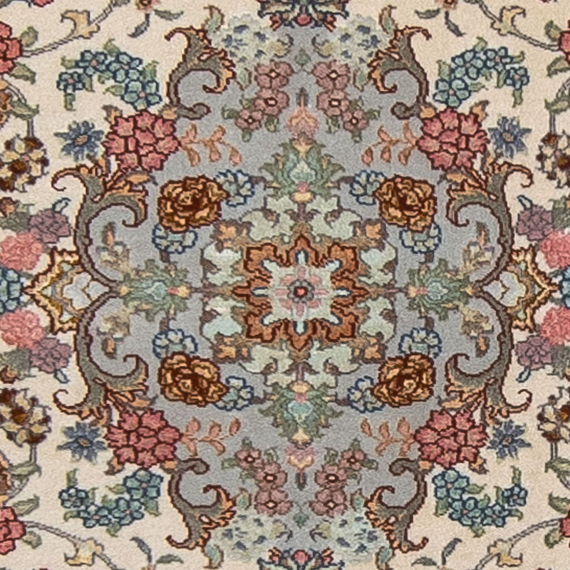 Täbriz - 50 Raj Teppich 92x355cm - Perserteppich - beige