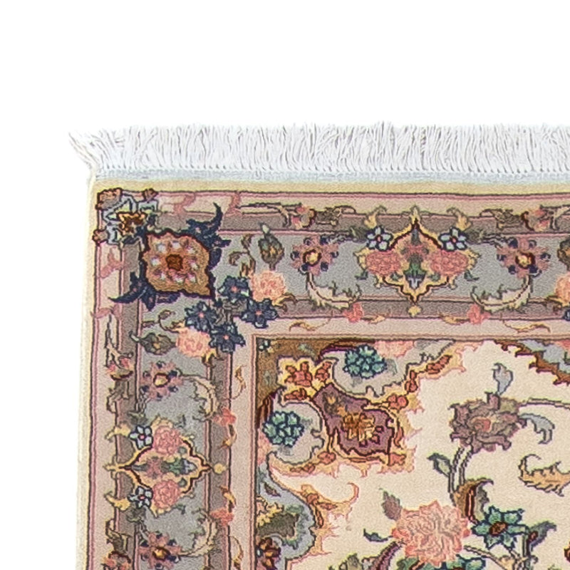 Täbriz - 50 Raj Teppich 92x355cm - Perserteppich - beige