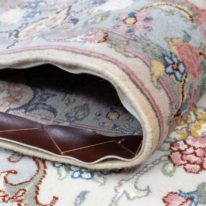 Täbriz - 50 Raj Teppich 92x355cm - Perserteppich - beige