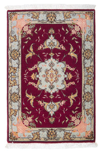 Täbriz - 50 Raj Teppich 60x90cm - Perserteppich - dunkelrot – product image