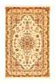 Täbriz - 50 Raj Teppich 100x155cm - Perserteppich - beige