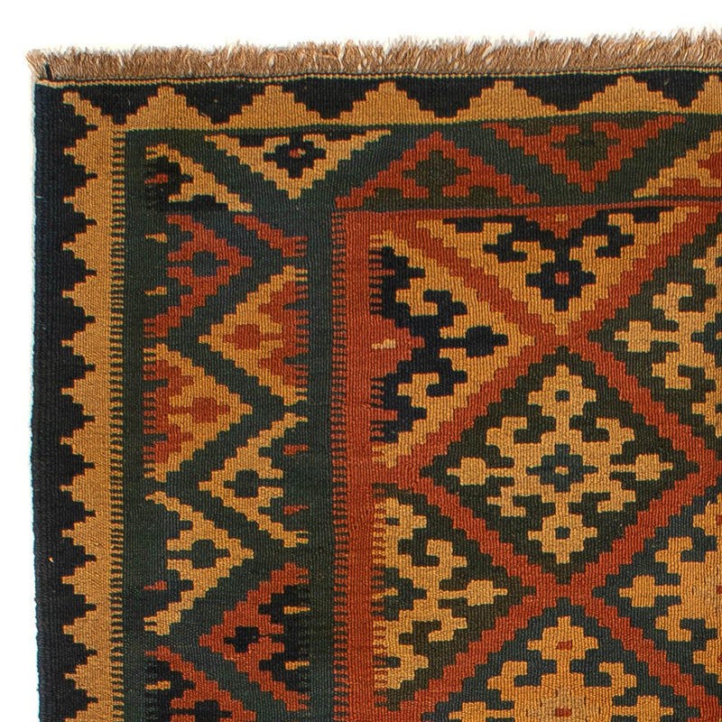 Kelim Fars Teppich 148x198cm - dunkelrot