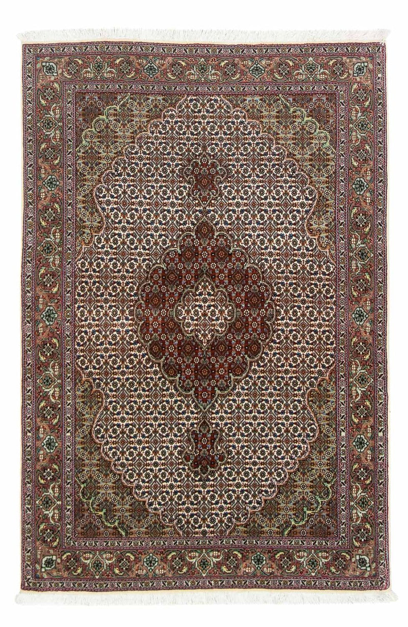 Täbriz - 50 Raj Teppich 100x144cm - Perserteppich - beige