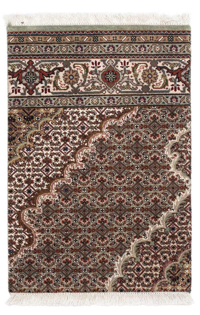 Indo Täbriz Teppich 54x82cm - Orientteppich - mehrfarbig