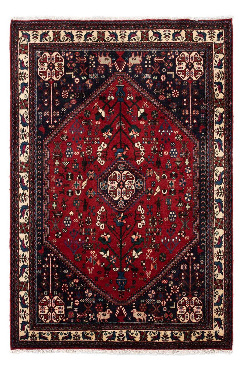 Abadeh Teppich 100x154cm - Perserteppich - dunkelblau