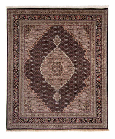 Täbriz Teppich 249x303cm - Orientteppich - dunkelblau