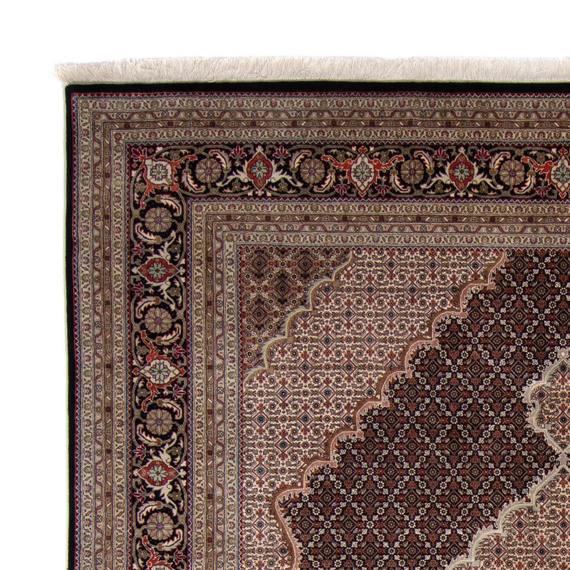 Täbriz Teppich 249x303cm - Orientteppich - dunkelblau