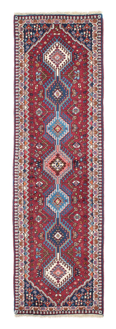 Yalameh Teppich 60x194cm - Perserteppich - dunkelrot
