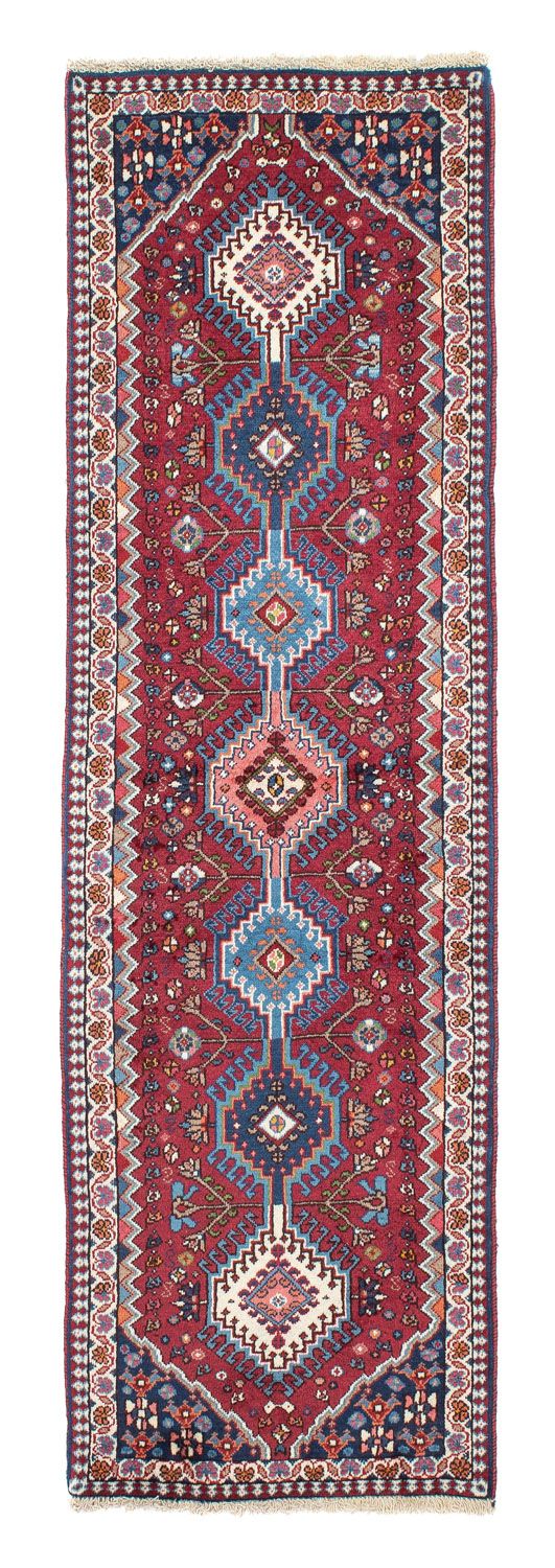 Yalameh Teppich 60x194cm - Perserteppich - dunkelrot