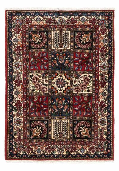 Bachtiar Teppich 102x150cm - Perserteppich - dunkelrot