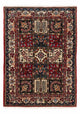 Bachtiar Teppich 102x150cm - Perserteppich - dunkelrot