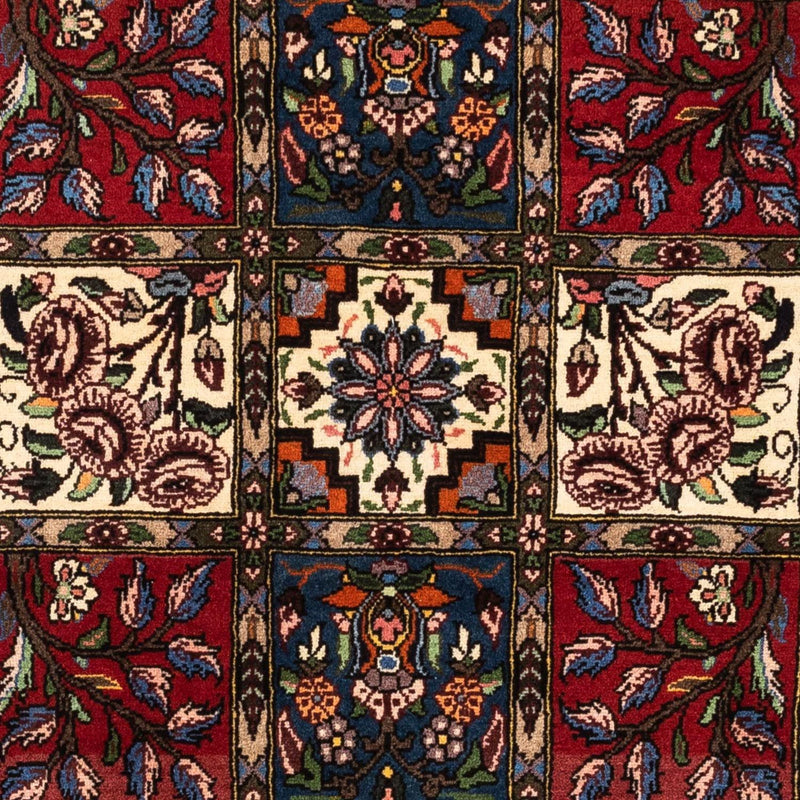 Bachtiar Teppich 102x150cm - Perserteppich - dunkelrot