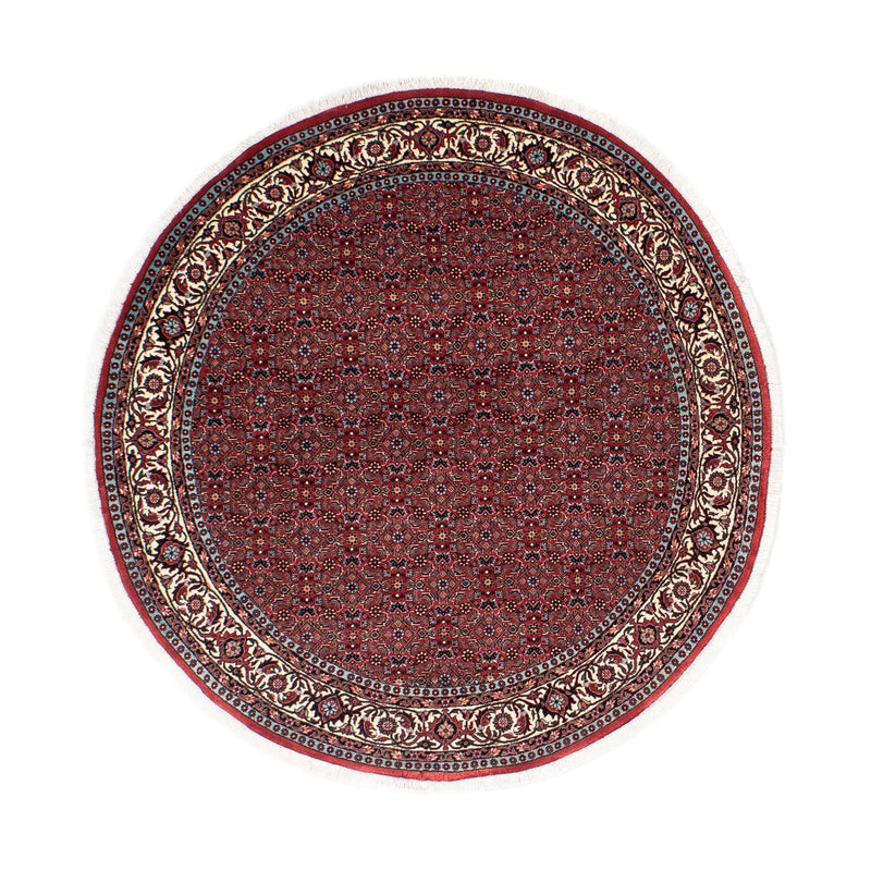 Bidjar Teppich 160x160cm - Perserteppich - dunkelrot