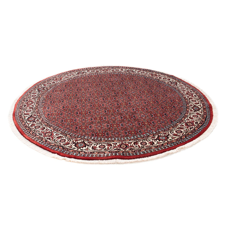 Bidjar Teppich 160x160cm - Perserteppich - dunkelrot