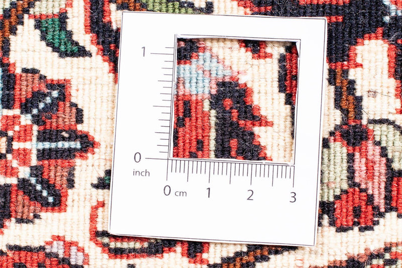Bidjar Teppich 160x160cm - Perserteppich - dunkelrot