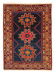 Ardebil Teppich 128x173cm - Perserteppich - dunkelblau