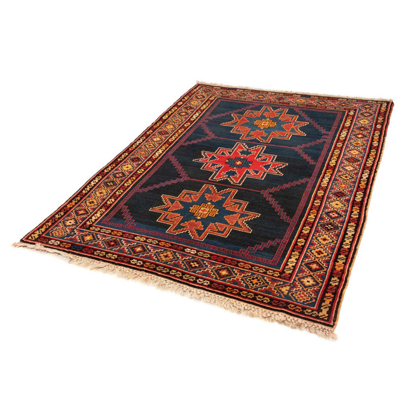 Ardebil Teppich 128x173cm - Perserteppich - dunkelblau