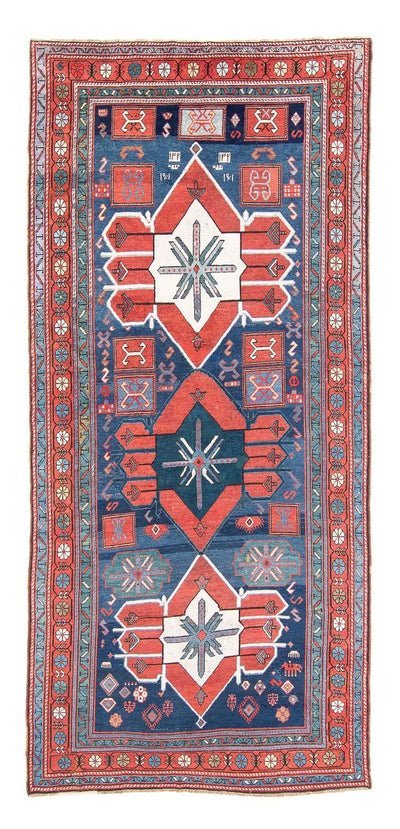 Ardebil Teppich 170x380cm - Perserteppich - dunkelblau