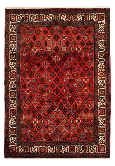 Meymeh Teppich 210x302cm - Perserteppich - dunkelrot