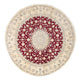 Nain Teppich 280x280cm - Perserteppich - dunkelrot