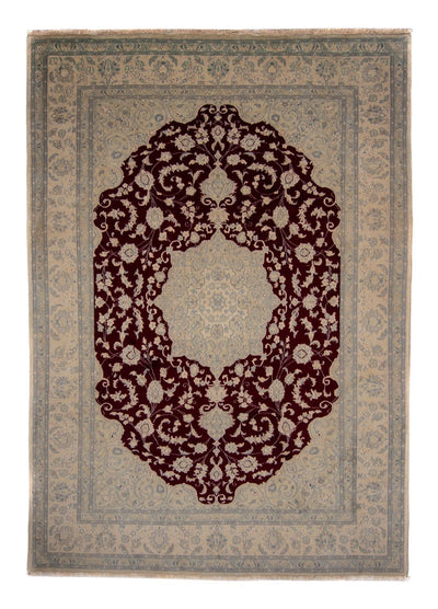 Nain Teppich 248x341cm - Perserteppich - dunkelrot