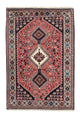 Yalameh Teppich 102x151cm - Perserteppich - dunkelblau