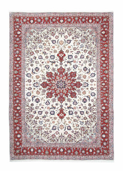 Täbriz - 50 Raj Teppich 204x300cm - Perserteppich - beige
