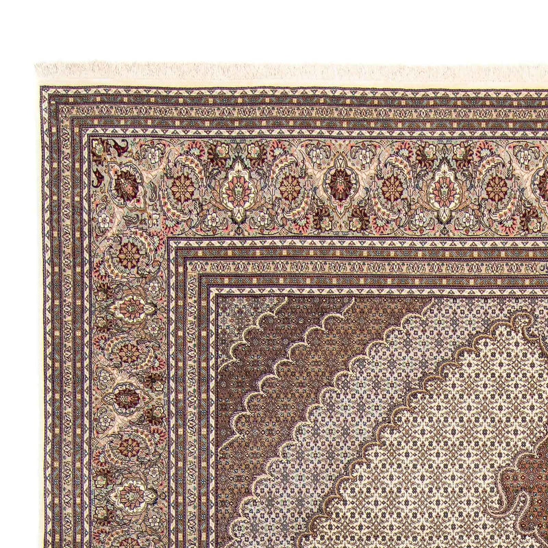 Täbriz Teppich 252x350cm - Perserteppich - hellbraun