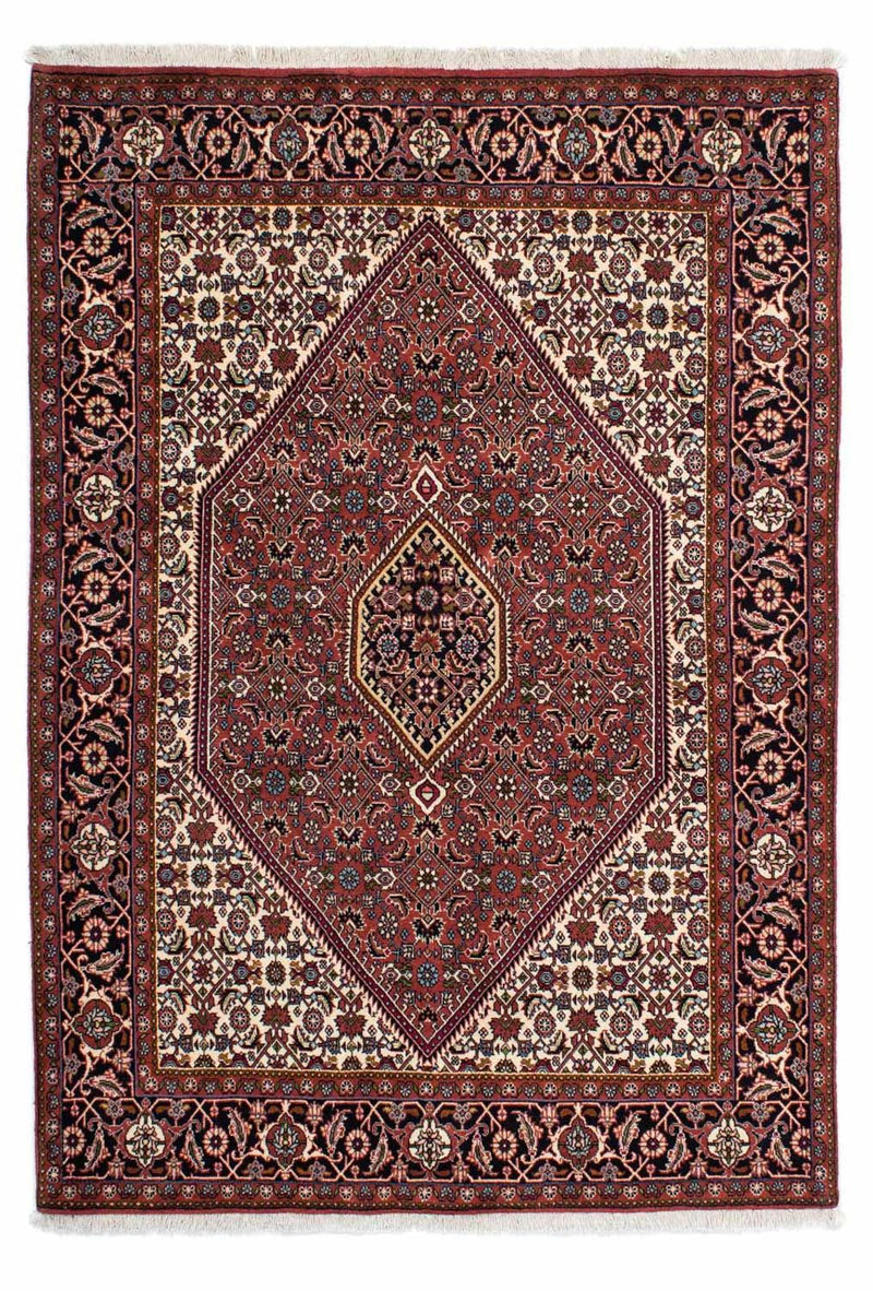 Bidjar - Zanjan Teppich 140x202cm - Perserteppich - rot