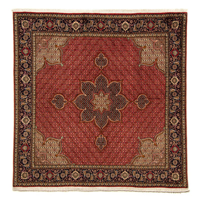 Täbriz Teppich 200x203cm - Perserteppich - rot