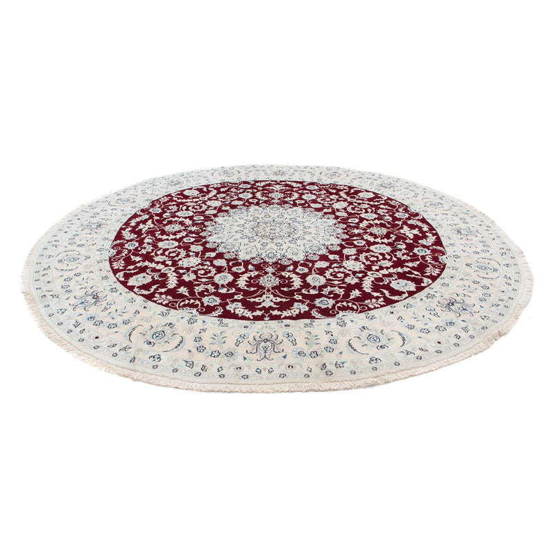 Nain Teppich 300x300cm - Perserteppich - dunkelrot