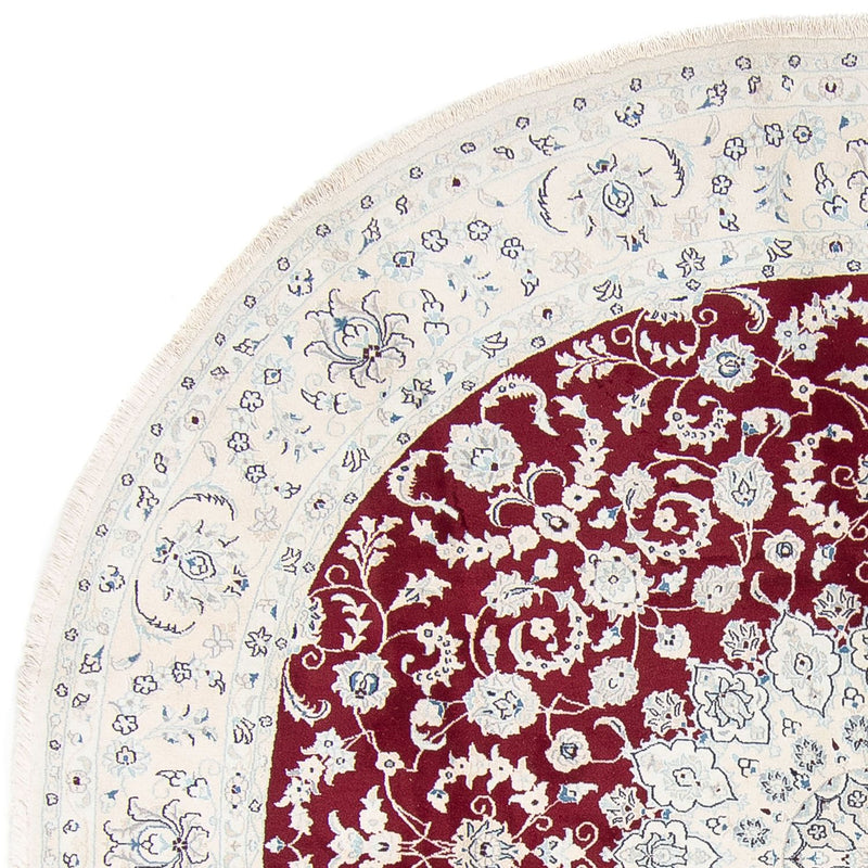 Nain Teppich 300x300cm - Perserteppich - dunkelrot