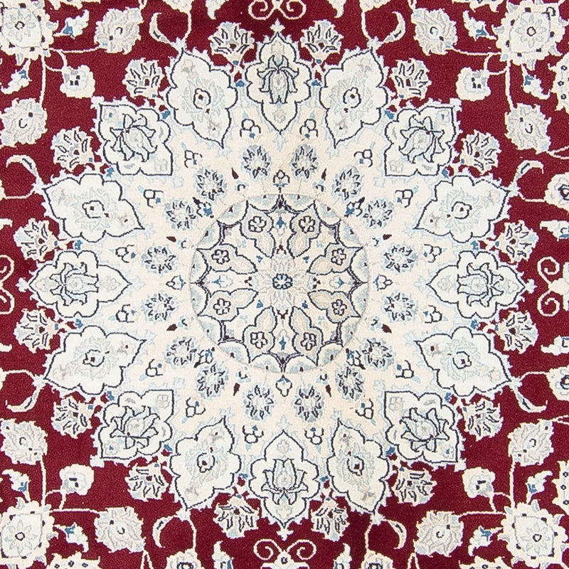 Nain Teppich 300x300cm - Perserteppich - dunkelrot