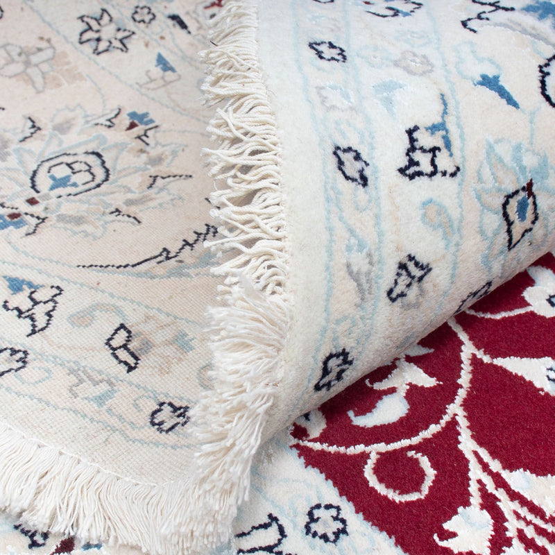 Nain Teppich 300x300cm - Perserteppich - dunkelrot
