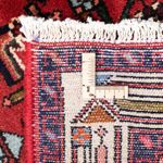 Hosseinabad Teppich 80x125cm - Perserteppich - dunkelrot