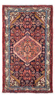 Hosseinabad Teppich 80x125cm - Perserteppich - dunkelblau