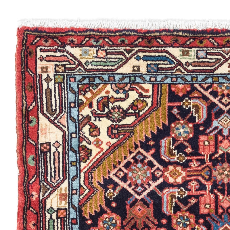 Hosseinabad Teppich 80x125cm - Perserteppich - dunkelblau
